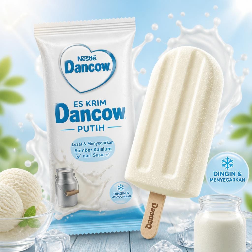 Es Dancow Putih Warkop Bening